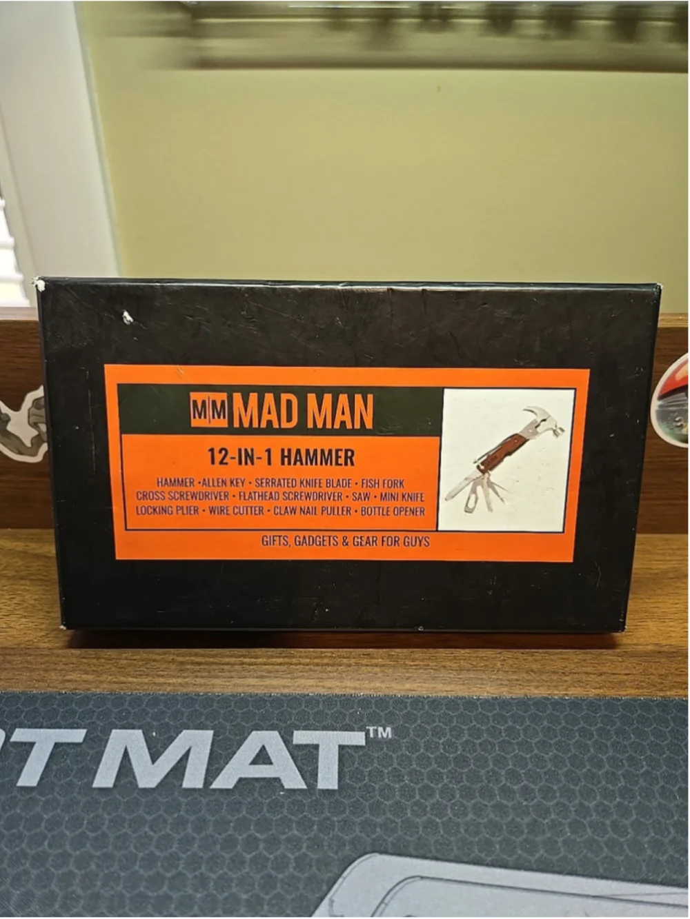 Mad Man 12-In-1 Hammer Time Utility Tool New open box Mint Father's Day Gift